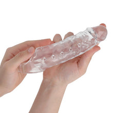Manșon pentru penis ADDICTED TOYS Extend Your Penis Length S, pentru extensie și îngroșare, 15 cm, transparent