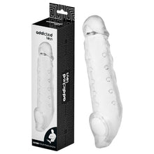 Manșon pentru penis ADDICTED TOYS Extend Your Penis Length S, pentru extensie și îngroșare, 15 cm, transparent