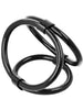 Set 3 inele pentru penis conectate ADDICTED TOYS Triple Cock Ring, din silicon, diametre 4.5 - 6 cm, negru