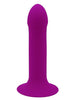 Dildo ADRIEN LASTIC HITSENS 6, din silicon, compatibil cu hamuri strap-on, bază cu ventuză pentru fixare, lungime 13.5 cm, mov