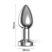 Vibrator anal AFTERDARK Dimpor Vibrating Plug, 10 funcții de vibrație, lungime 7.6 cm, diametru 2.8 cm (mărime S), argintiu
