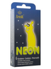Prezervative AMOR Neon, fosforescente, din latex, lubrifiate, diametru 54 mm, 6 buc