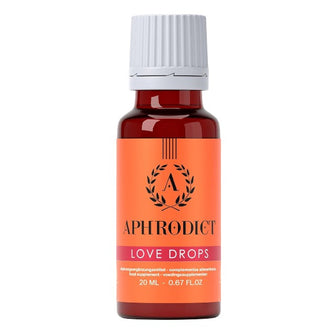 Picături afrodisiace APHRODICT Love Drops, pentru creșterea libidoului feminin și orgasm intens, cu ghimbir și urzică, 20 ml
