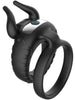 Inel vibrator pentru penis ARMONY Bull’s Passion, control prin telecomanda, 10 functii de vibratie, rezistent la apa, negru