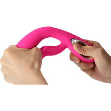 Vibrator rabbit ARMONY Daro, pentru stimulare clitoris și punctul G, 36 funcții de vibrație, rezistent la apă, roz