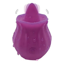 Stimulator clitoris ARMONY FIG, cu funcție de simulare sex oral, 10 funcții de vibrație, în formă de smochină, culoarea mov