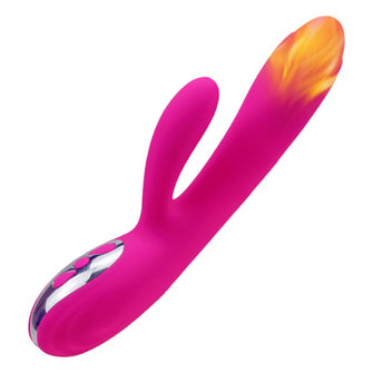 Vibrator rabbit ARMONY Flexible Heat Effect, cu funcție de încălzire, 10 funcții de vibrație, din silicon premium, roz