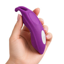 Vibrator pentru chilot ARMONY HoneyBee, cu telecomandă, design ergonomic, clips magnetic pentru fixare, 9 funcții de vibrație, mov, 10.2 cm