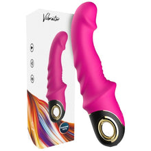 Vibrator ARMONY Joyblade, design curbat pentru stimularea punctului G, 9 funcții de vibrație, silențios, rezistent la apă, roz
