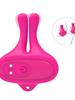 Cleme pentru sfârcuri ARMONY Rabbit Shape, 9 funcții de vibrație, din silicon medical, rezistent la apă, roz