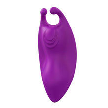 Vibrator pentru chilot ARMONY HoneyBee, cu telecomandă, design ergonomic, clips magnetic pentru fixare, 9 funcții de vibrație, mov, 10.2 cm