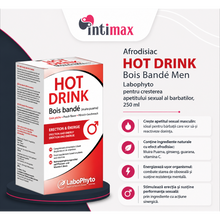 Afrodisiac HOT DRINK Bois Bande Men, Labophyto, pentru creșterea apetitului sexual al barbaților, 250 ml