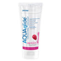 Lubrifiant cu aromă Aquaglide Rasberry, pe bază de apă, cu aromă de zmeură, 100 ml