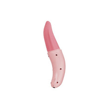 Vibrator B-SERIES Tongue Vibrator, în formă de limbă, pentru stimulare clitoris și punctul G, 10 funcții de vibrație, roz