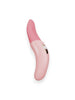 Vibrator B-SERIES Tongue Vibrator, în formă de limbă, pentru stimulare clitoris și punctul G, 10 funcții de vibrație, roz
