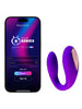 Vibrator dublu B-SERIES Double Fun, control prin aplicație, 10 funcții de vibrație, rezistent la apă IPX7, din silicon, mov