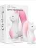Stimulator clitoris B-SERIES Squirrel Smart Tail, în formă de veveriță, control prin aplicație, 7 funcții de vibrație, 7 tipuri de aspirație, încălzire, alb