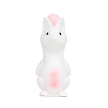 Stimulator clitoris B-SERIES Squirrel Smart Tail, în formă de veveriță, control prin aplicație, 7 funcții de vibrație, 7 tipuri de aspirație, încălzire, alb