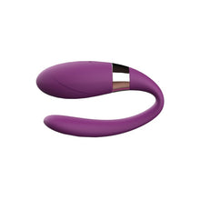 Vibrator B-SERIES V-Vibe, pentru stimularea clitorisului și punctului G, 7 funcții de vibrații, control prin telecomandă, mov