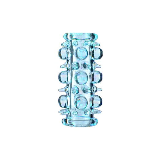Manșon pentru penis B-SERIES, pentru stimulare intensă și îngroșare, lungime 7 cm, culoare albastru (67-00013)