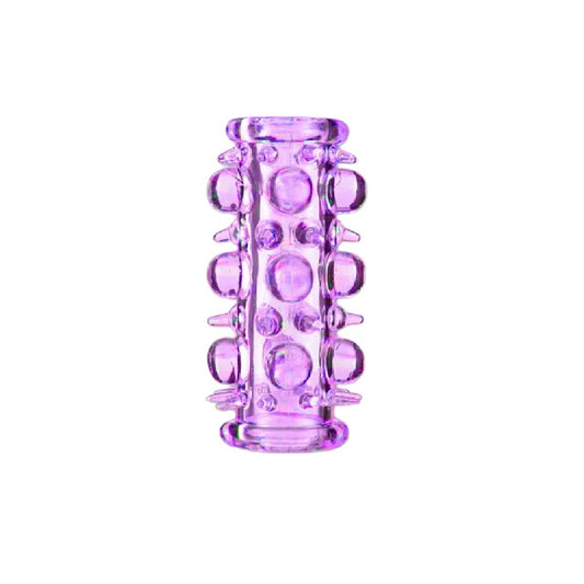 Manșon pentru penis B-SERIES, pentru stimulare intensă și îngroșare, lungime 7 cm, culoare mov (67-00015)