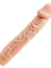 Vibrator realist BAILE Barbara Bob, din TPR moale, funcții multiple de vibrație, lungime 22.5 cm, culoarea pielii
