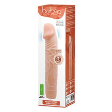 Vibrator realist BAILE Barbara Bob, din TPR moale, funcții multiple de vibrație, lungime 22.5 cm, culoarea pielii