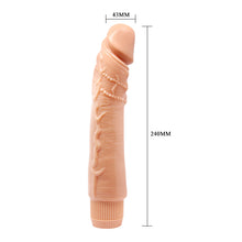 Vibrator realist BAILE Barbara Dybbuk, funcții multiple de vibrație, lungime 24 cm, culoarea pielii