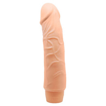 Vibrator realist BAILE Barbara Jeff, funcții multiple de vibrație, lungime 19.5 cm, culoarea pielii