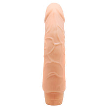 Vibrator realist BAILE Barbara Jeff, funcții multiple de vibrație, lungime 19.5 cm, culoarea pielii