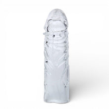 Manșon realist BAILE Penis Sleeve Transparent, pentru extensia penisului, din TPR , 13 cm, transparent