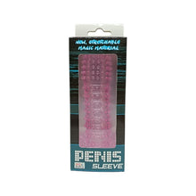 Manșon pentru penis BAILE Penis Sleeve, pentru stimulare intensă și îngroșare, lungime 14 cm, din silicon, roz
