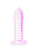 Manșon pentru penis BAILE Penis Sleeve, pentru stimulare intensă și îngroșare, lungime 14 cm, din silicon, roz