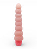 Vibrator BAILE Flexi Vibe Spine, cu design curbat și texturat, vibrații multiple, din TPE, culoarea pielii, 19 cm