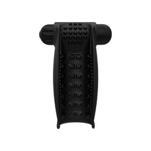 Masturbator BATHMATE Hand Vibe, texturat pentru stimulare intensă, vibrator bullet inclus cu 10 funcții de vibrație, negru