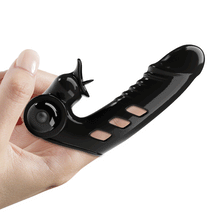 Vibrator pentru deget PRETTY LOVE Corbin Honey Finger, stimulare clitoris și punctul G, 10 funcții de vibrații, rezistent la apă, negru