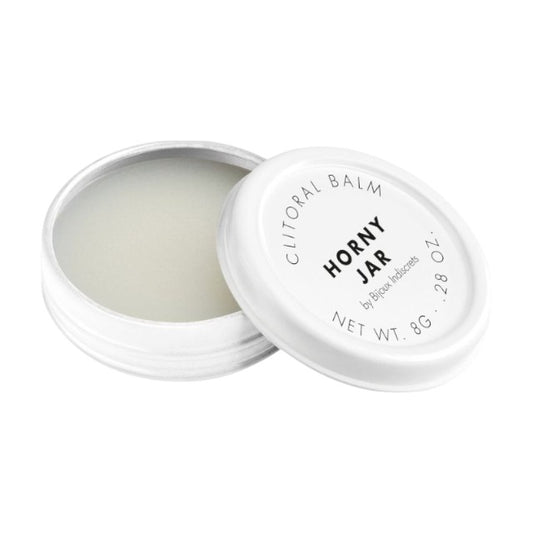Balsam intim BIJOUX INDISCRETS Horny Jar, pentru stimularea clitorisului, cu efect de încălzire, 8 gr