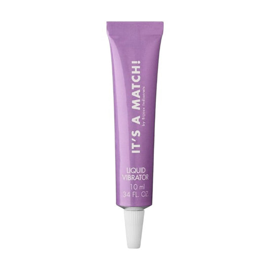 Balsam vibrator BIJOUX INDISCRETS It’s A Match, pentru stimularea clitorisului, cu efect de încălzire și furnicături, 10 ml