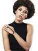 Brățară cu inel BIJOUX INDISCRETS Maze Bracelet, ham pentru mână din piele ecologică, culoare negru, mărime ajustabilă