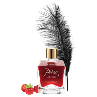 Vopsea de corp comestibilă BIJOUX INDISCRETS Poême Wild Strawberry, cu gust de căpșuni, 50 gr