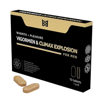 Capsule BLACK BULL Vigormen & Climax Explosion, pentru erecții puternice și orgasm intens, 10 buc (PTS)