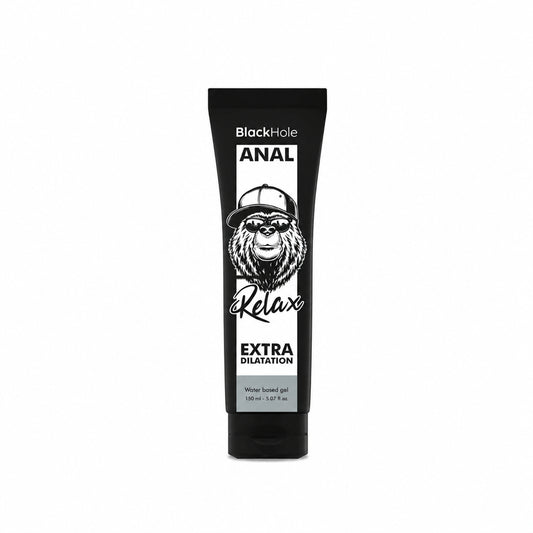 Lubrifiant anal BLACK HOLE - Extra Dilatation, textură groasă, relaxant, pe bază de apă, 150 ml