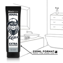Lubrifiant anal BLACK HOLE - Extra Dilatation, textură groasă, relaxant, pe bază de apă, 250 ml