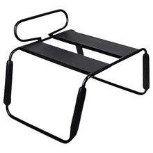Scaun pentru sex BLUSH Temptasia Surrender Sex Chair, mobilier erotic pentru poziții sexuale, cu dildo vibrator inclus, negru