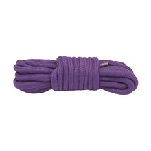 Set 11 accesorii bondage BOUNT TO PLAY Beginner's Bondage Kit, mască, cătuse, bici, frânghie, mască, clești sfârcuri, mov