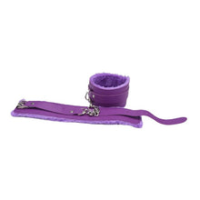 Set 11 accesorii bondage BOUNT TO PLAY Beginner's Bondage Kit, mască, cătuse, bici, frânghie, mască, clești sfârcuri, mov