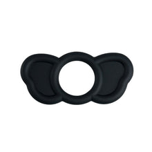 Set 3 inele pentru penis B SERIES POWER Elephant Rings, pentru stimularea erectiei, din silicon, negru, diametre 18 mm / 23 mm / 26mm