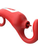 Vibrator BSeries - Merfi, pentru stimularea interna si clitoridiana, 10 fuctii de vibratie, 17.8 cm ,rosu