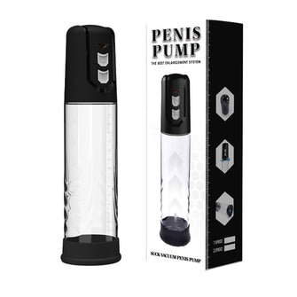 Pompa electrica BSeries - Penis Pump, pentru marirea penisului si imbunatatirea performantelor sexuale, culoare transparenta