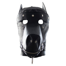 Cagula Bound to Please - Dog Mask, pentru jocuri erotice BDSM, Negru N12240